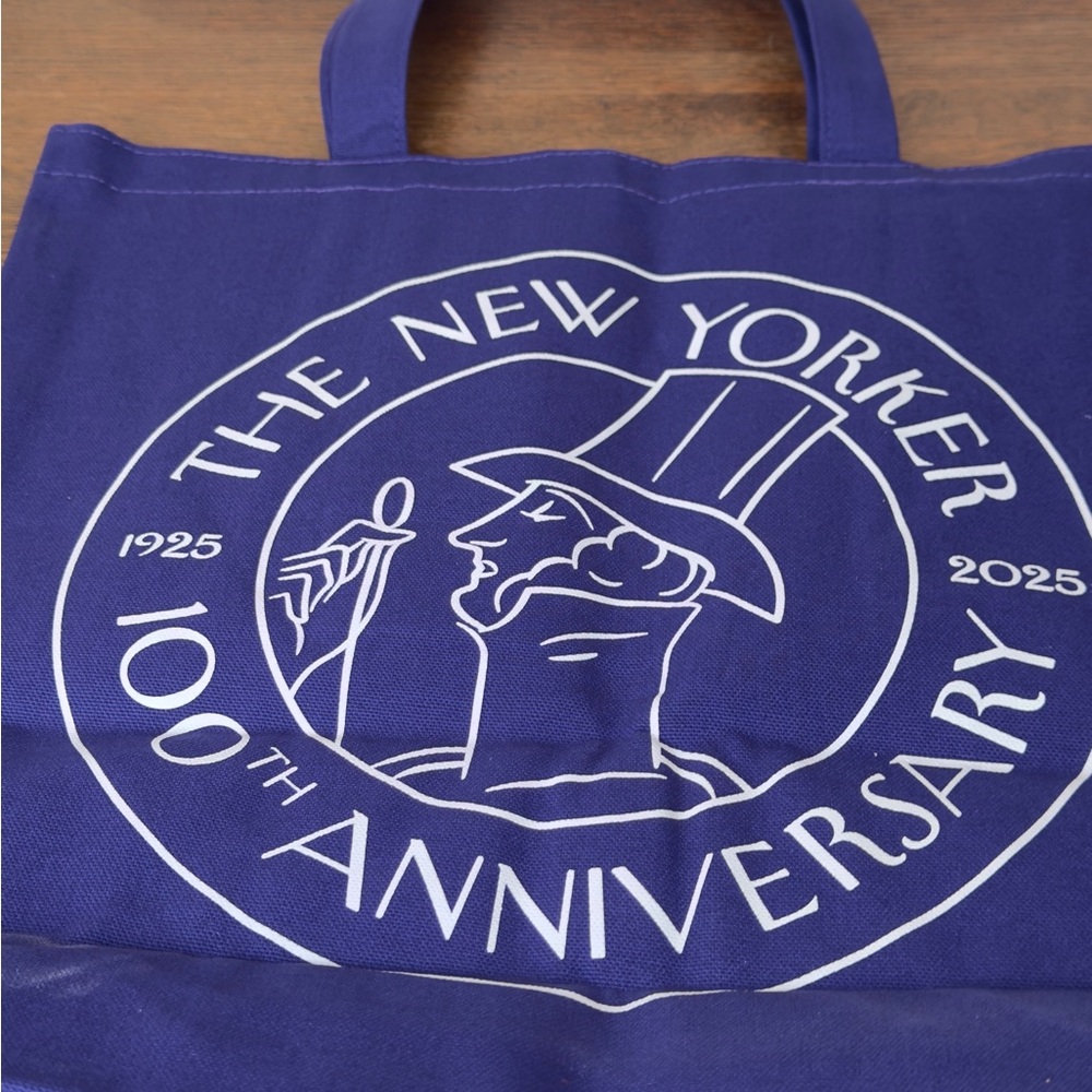 100th NEW YORKER Anniversary Blue Canvas Tote Bag

BRAND NEW